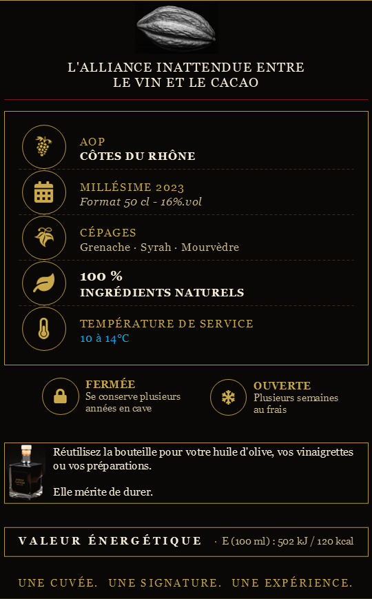 Rouge Cabosse® 50 cl.