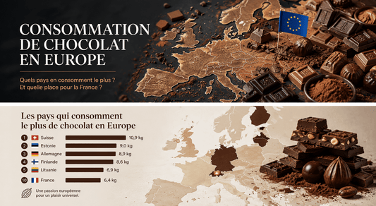 Quels pays consomment le plus de chocolat en Europe et où se situe la France ?
