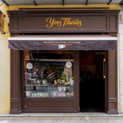 devanture chocolaterie Yves Thurès Toulon 