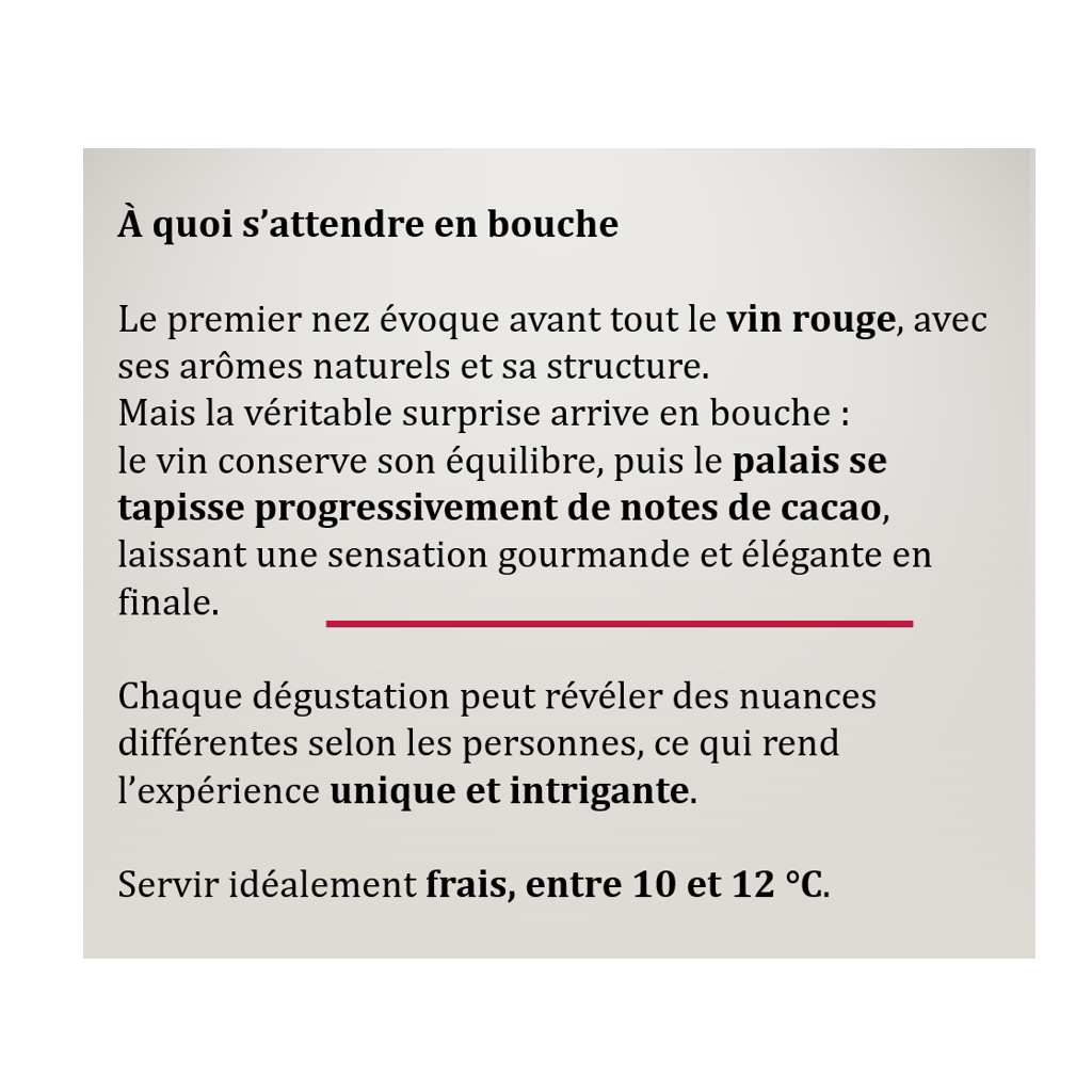 Rouge Cabosse® 50 cl.